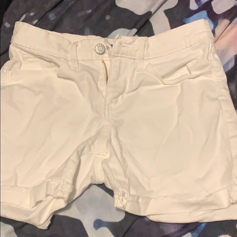 White old navy shorts